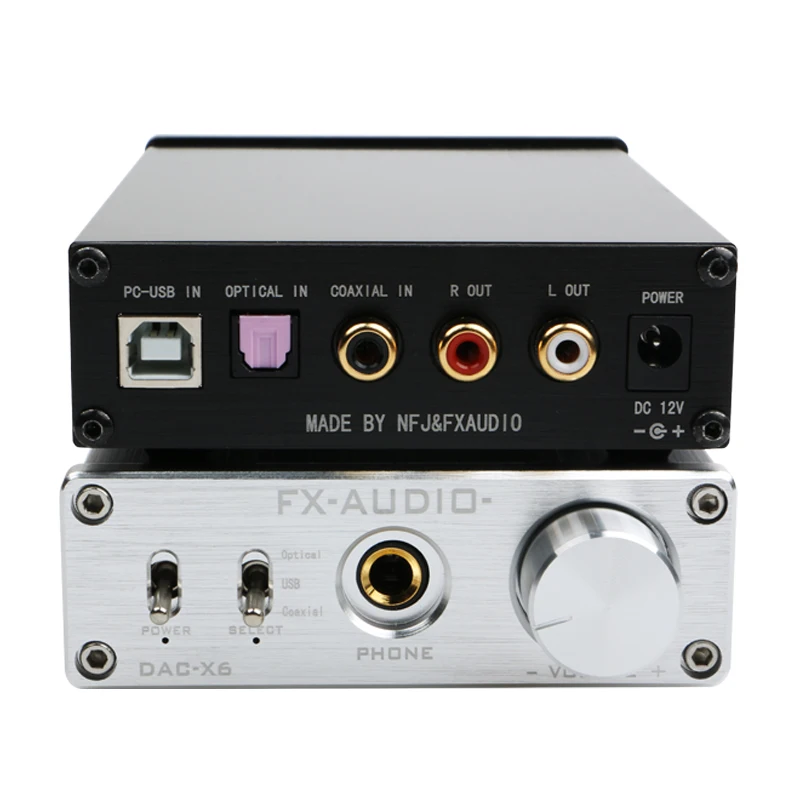 FX-AUDIO DAC-X6 HiFi 2.0 Digital Audio Decoder DAC