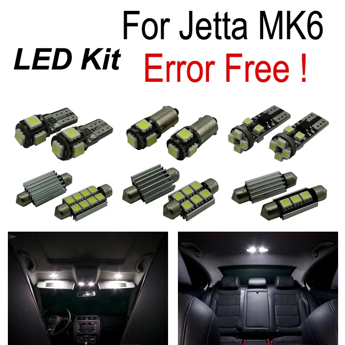 17pc x ошибка бесплатный для Фольксваген VW для Jetta 6 МК6 МК ВИ LED интерьер лампы света заднего хода парковка город набор шарика (2011+) 17pc x ошибка бесплатный для Фольксваген VW для Jetta 6 МК6 МК ВИ LED интерьер лампы света заднего хода парковка город набор шарика (2011+)