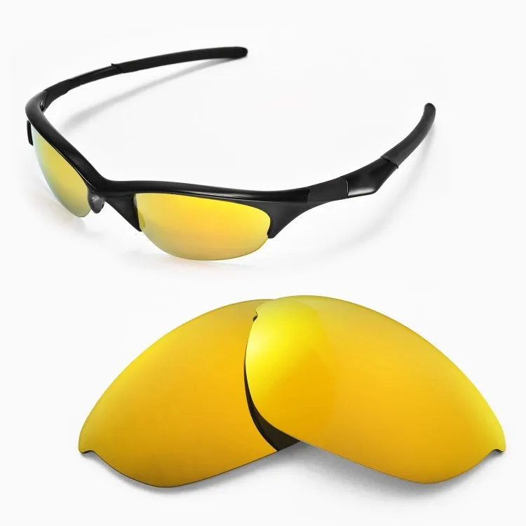 Walleva Поляризованные замены Оптические стёкла для Oakley Half Jacket Солнцезащитные очки для женщин 7 видов цветов доступны
