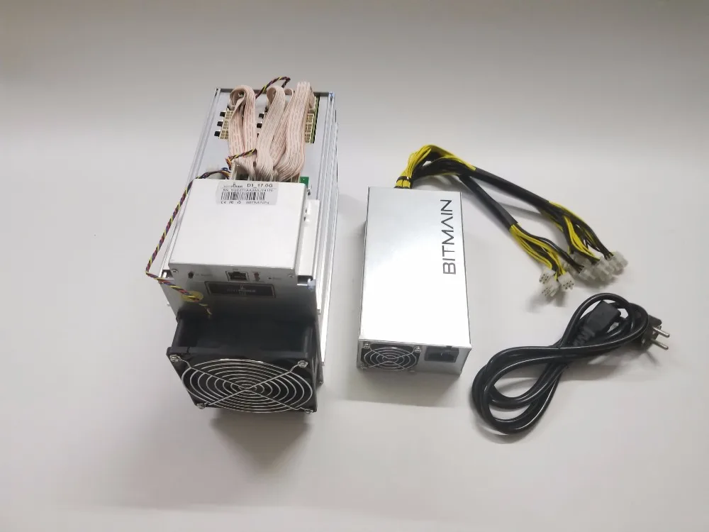 Новейшие комбайн BITMAIN Antminer D3 17GH/s с BITMAIN APW7 1800 Вт Asic X11 Шахтер Может мои тире и BTC монеты