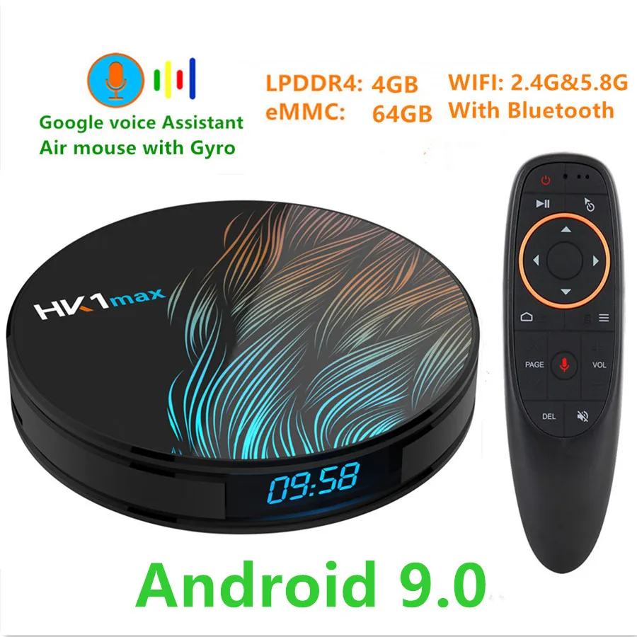 Transpeed Android 9 0 Smart tv BOX 4 K 3D RK3328 4G DDR3 ram 64G rom ТВ приемник Wifi медиаплеер Бесплатные