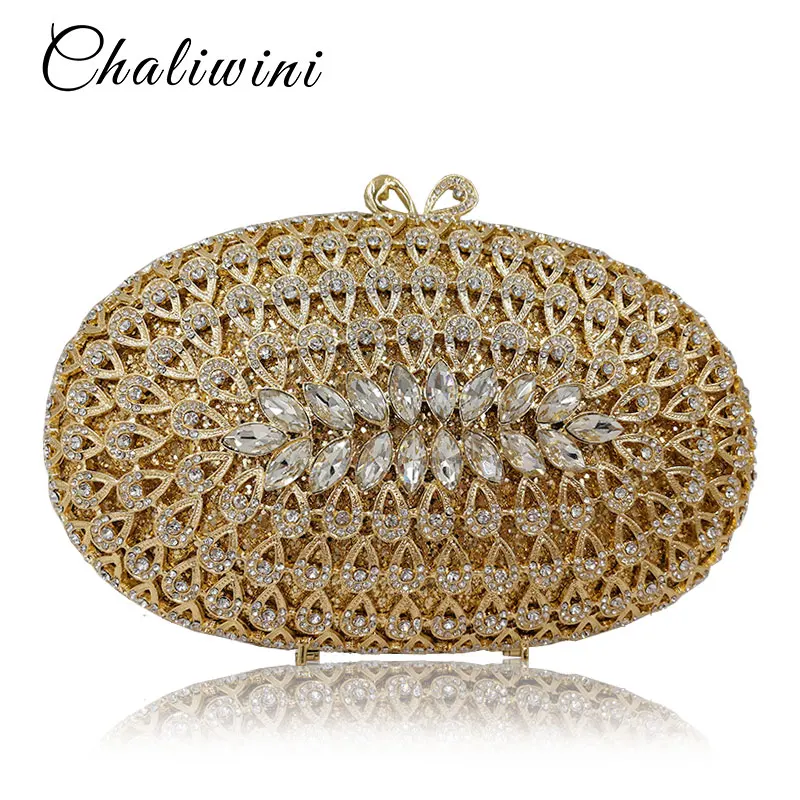 Best Price Wholesale Dazzling Gold Hollow Out Crystal Women Evening Bags Diamond Beaded Wedding Clutch Package Bridal Minaudiere Purse Best Price Wholesale Dazzling Gold Hollow Out Crystal Women Evening Bags Diamond Beaded Wedding Clutch Package Bridal Minaudiere Purse