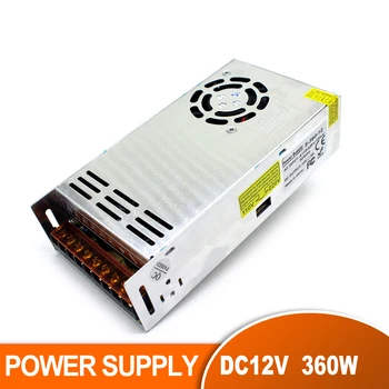 

Single Output Switching power supply 12V 30A 360W Transformer AC to DC12V Power Source for Led Strip display light Monitor cctv