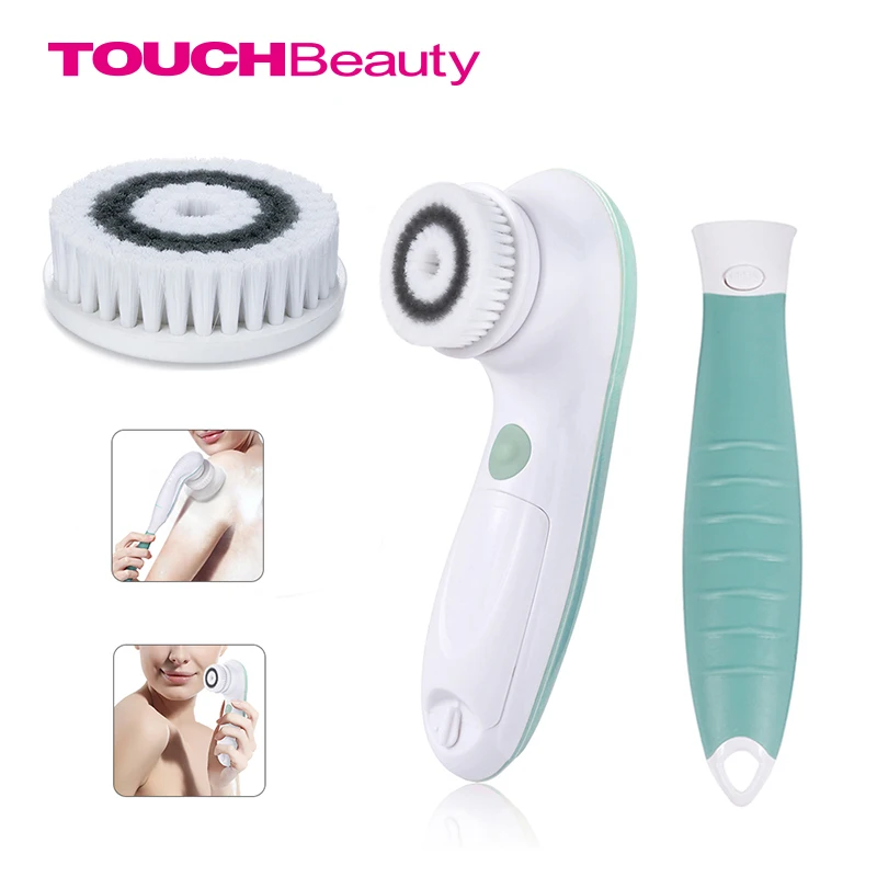 TOUCHBeauty Электрическая щетка 2в1 для очистки лица и тела. TB-07599