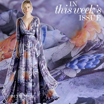 

Digital printed silk chiffon fabric soft transparent tulle fabric 135cm beach dress pure silk fabric wholesale silk cloth