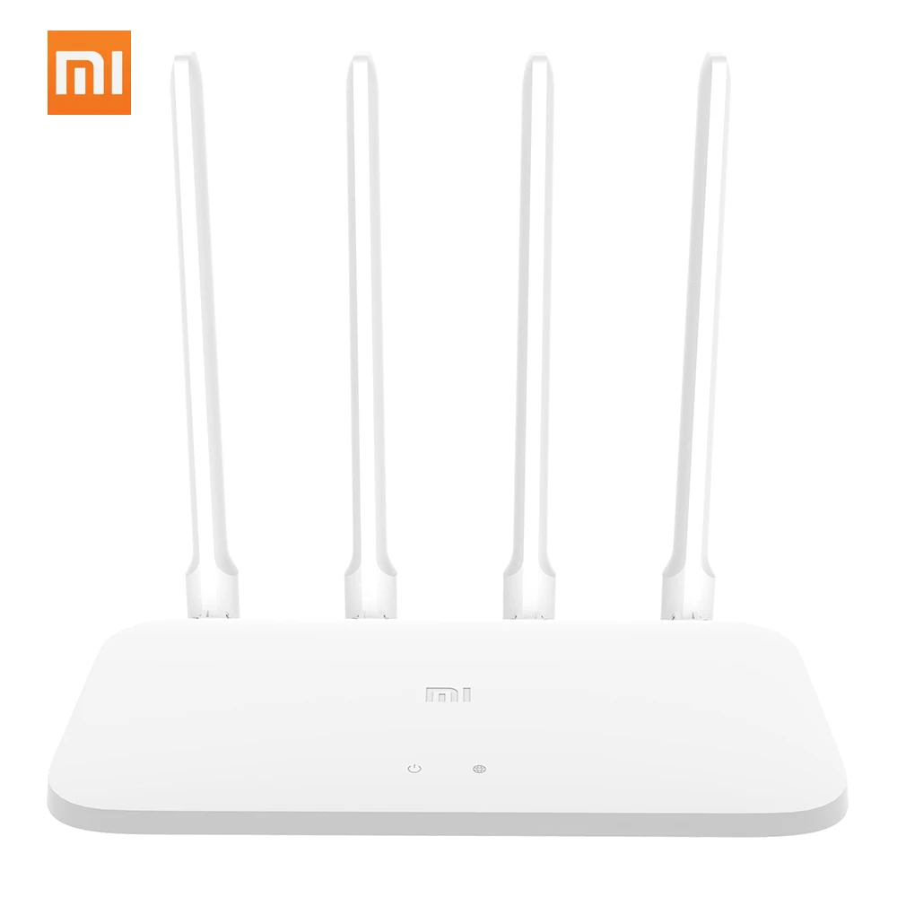 Xiaomi Mi роутер 4A беспроводной WiFi 2,4 ГГц 5,0 ГГц двухдиапазонный 1167 Мбит/с WiFi ретранслятор 4 антенны через стену 64 Мб Сетевой удлинитель