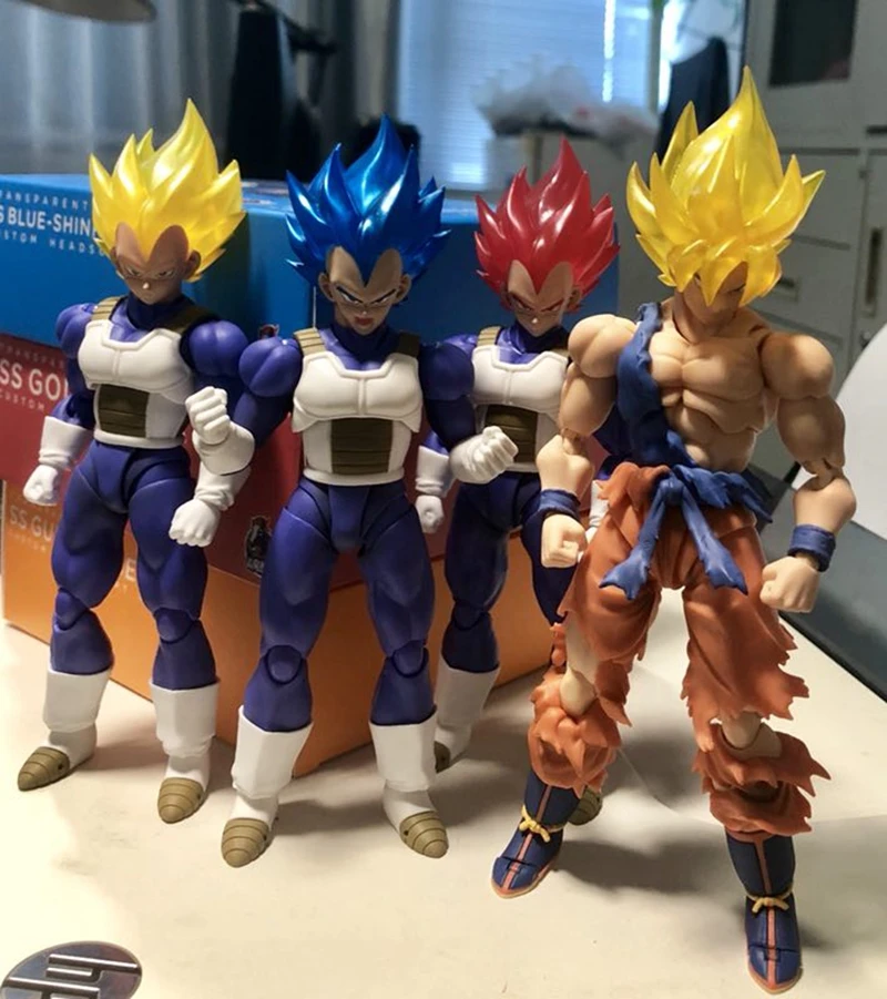 WSTXBD Demoniacal костюм для Dragon Ball Z DBZ shf SSJ Nevy Синий Красный Вегета ГОКу UI хедsculpt аксессуары фигурка фигурки