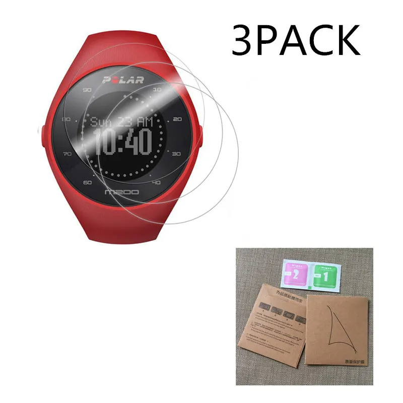 3Pack-For-Polar-M200-7H-Nano-Explosion-proof-Screen-Protector-High-Definition-GPS-Running-Smart-Watch