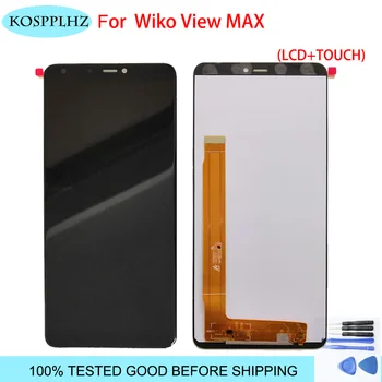 

black 1440*720 For wiko view max LCD Display And Touch Screen assembly Repair Parts 5.99 Inch Replacement For view max +Tools