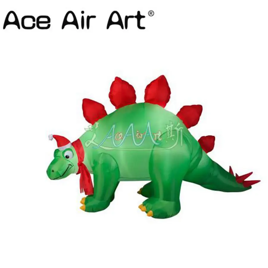 

Hot sale fat oxford fabric material Christmas inflatable dinosaur for Christmas outdoor decorations