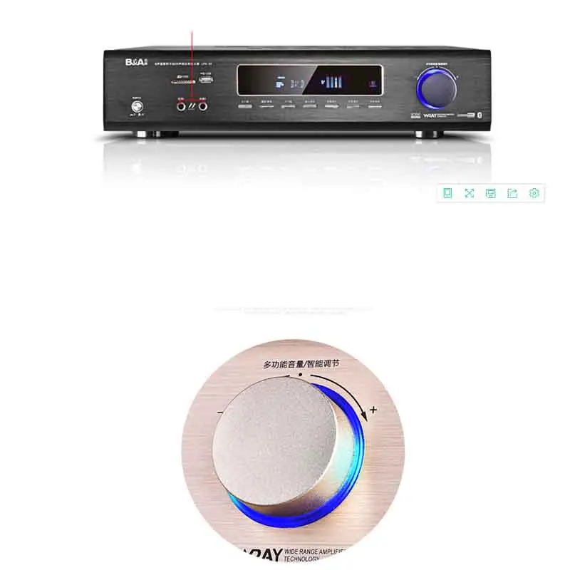 KYYSLB 600 Вт 220 В 40F 5,1 Bluetooth усилитель профессиональный цифровой HiFi высокой мощности домашний аудио кинотеатр волокно коаксиальный усилитель AC-3