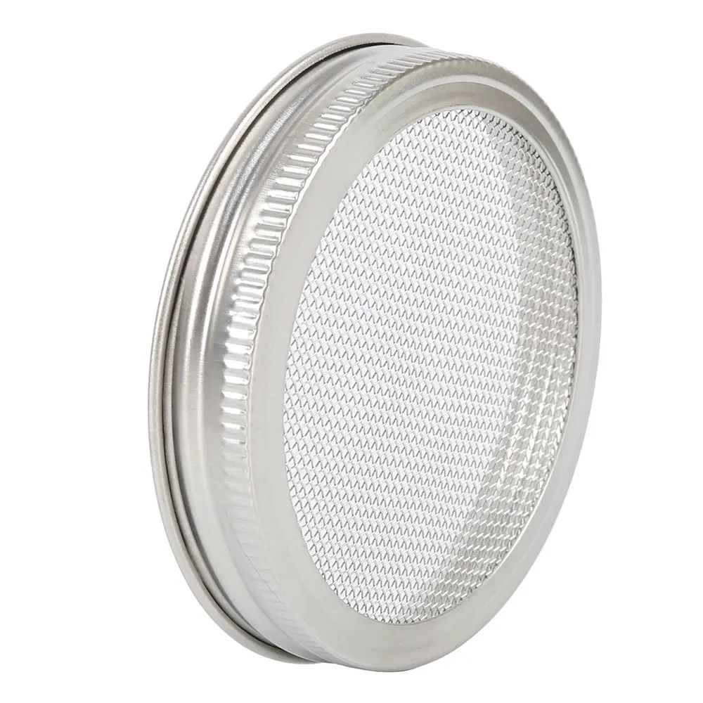 

Stainless Steel Sprouting Lids Nursery Pots Plant Seedling Gardening Tray Curved Mesh Sprouts Growing Jar Spring Summer Strainer