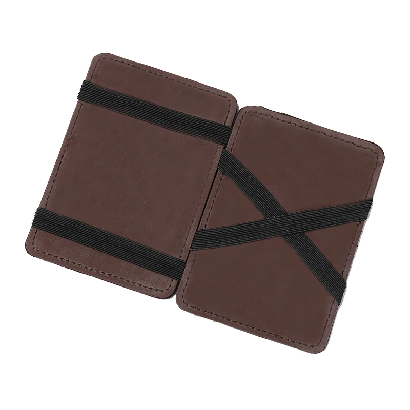 

2018 New Arrival PU Leather Magic Wallet Fashion Designer Magic Flip Wallet men money clip MSQB003
