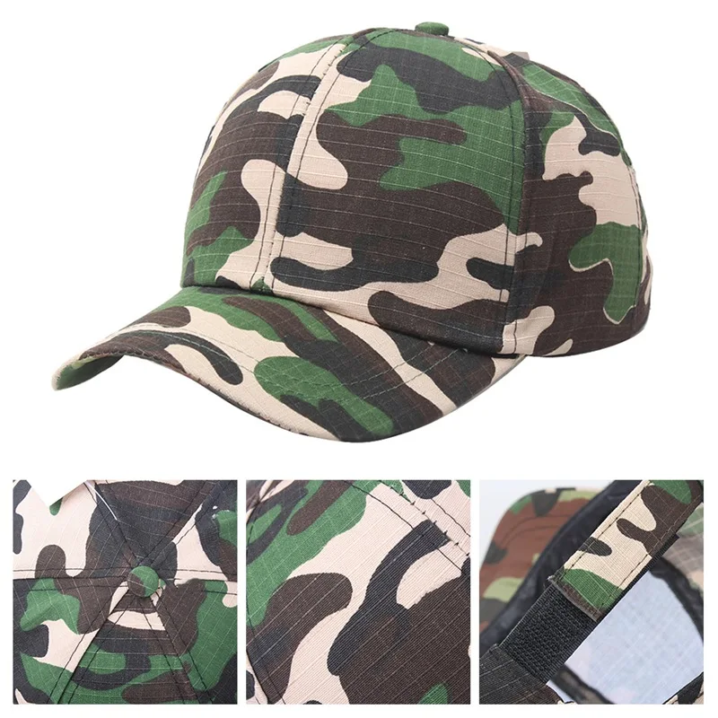 Уличные спортивные головные уборы скалолаза камуфляжная шляпа простота военная армия охота на Камо Кепка для мужчин шапка для взрослых