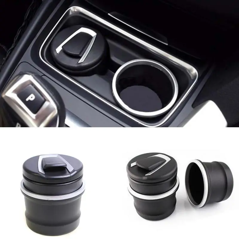 

2in1 Portable Car Ashtrays Storage Box LED Debris Tank for BMW of 1 Series 3 Series 5 Series 7Series X1 X3 X5 X6