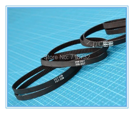 

188-2GT-6 round timing belt 188mm length GT2 6mm width 5pcs free shipping