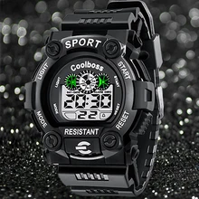 Fashion Sport Watch Children Kids Watches For Boys Students Electronic LED Digital Wristwatch Child Clock Teen Hours Hodinky
