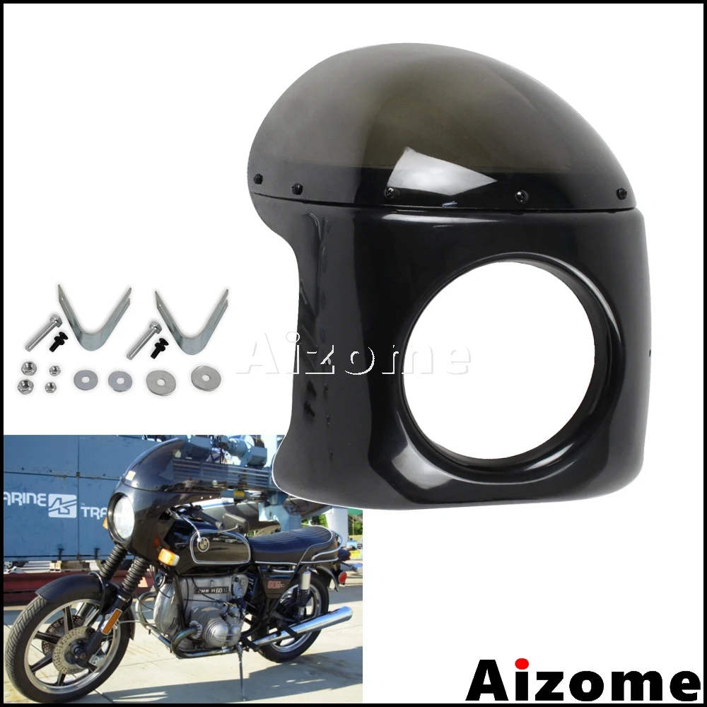 Кафе Racer 7 &quotфара обтекатель ветрового стекла Крышка для Yamaha Suzuki Honda Kawsaki Triumph