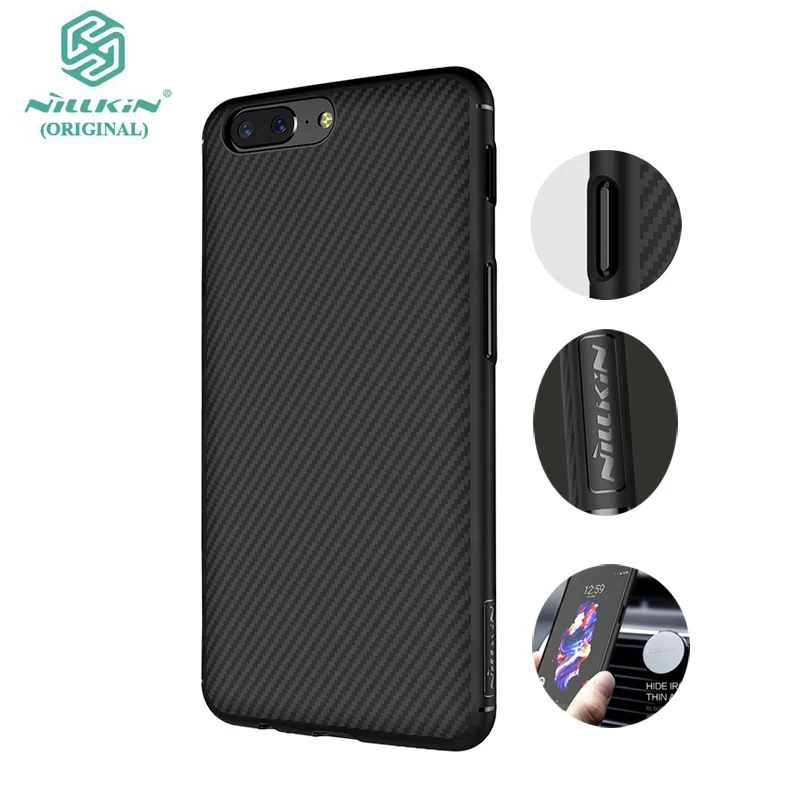 one plus 5 case Nillkin synthetic fiber oneplus 5 cover