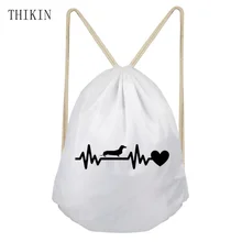 Тикин мультфильм животных Колбаса Собака печати плавательные сумки для детей Повседневная Музыка Примечание шаблон спортивная сумка лучшие подарки для детей