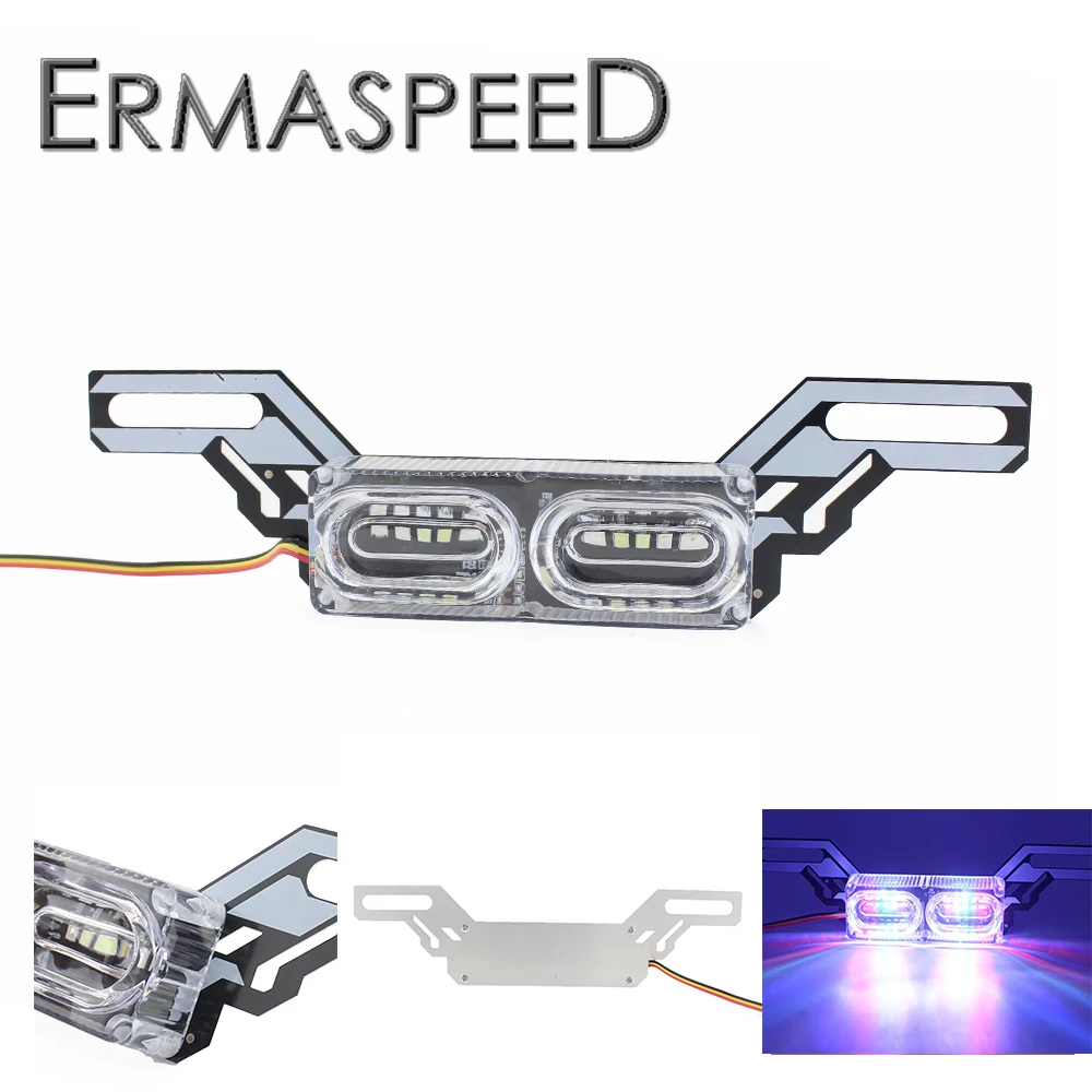 

Motorcycle Strobe Flash Brake Lamp Stop Strobe Flashing Warning Brake Tail Light 12V 10 LED Stops Indicators for Honda Yamaha