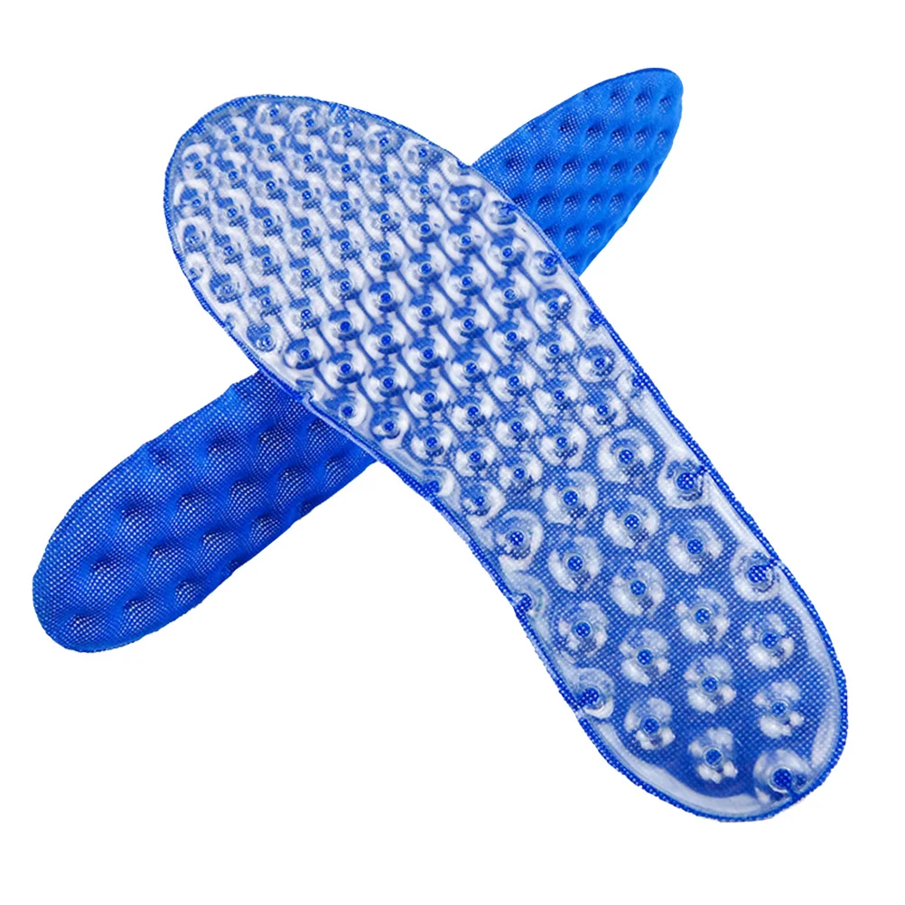 1 Pair Inflatable Insoles Breathable Sweat absorbing Shock Absorption