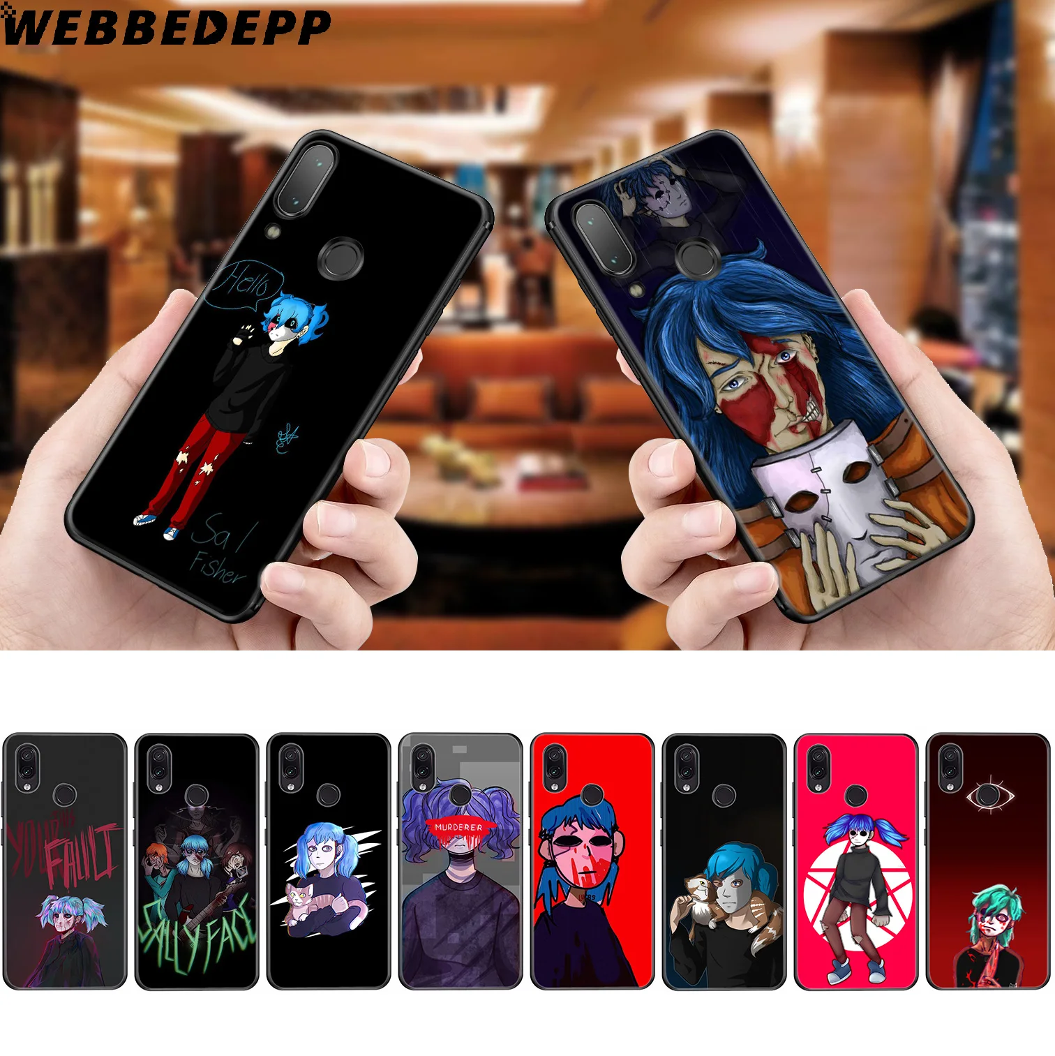 Мягкий чехол WEBBEDEPP Sally Face Game для Xiaomi Redmi K20 7A 4A 4X 5 5A 6 6A S2 Note 8 4 7 Pro Plus Prime |