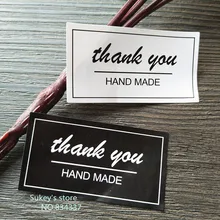 160 шт/Партия DIY декоративная наклейка 2 цвета "спасибо" декоративная наклейка герметизирующий ярлык для выпечки наклейка на упаковке украшения для торта