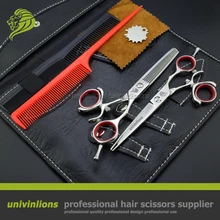 5," профессиональные ножницы для волос 360 вращающиеся ножницы для большого пальца ножницы для волос поворотные ножницы ciseaux coiffure Ножницы Парикмахерская Стрижка