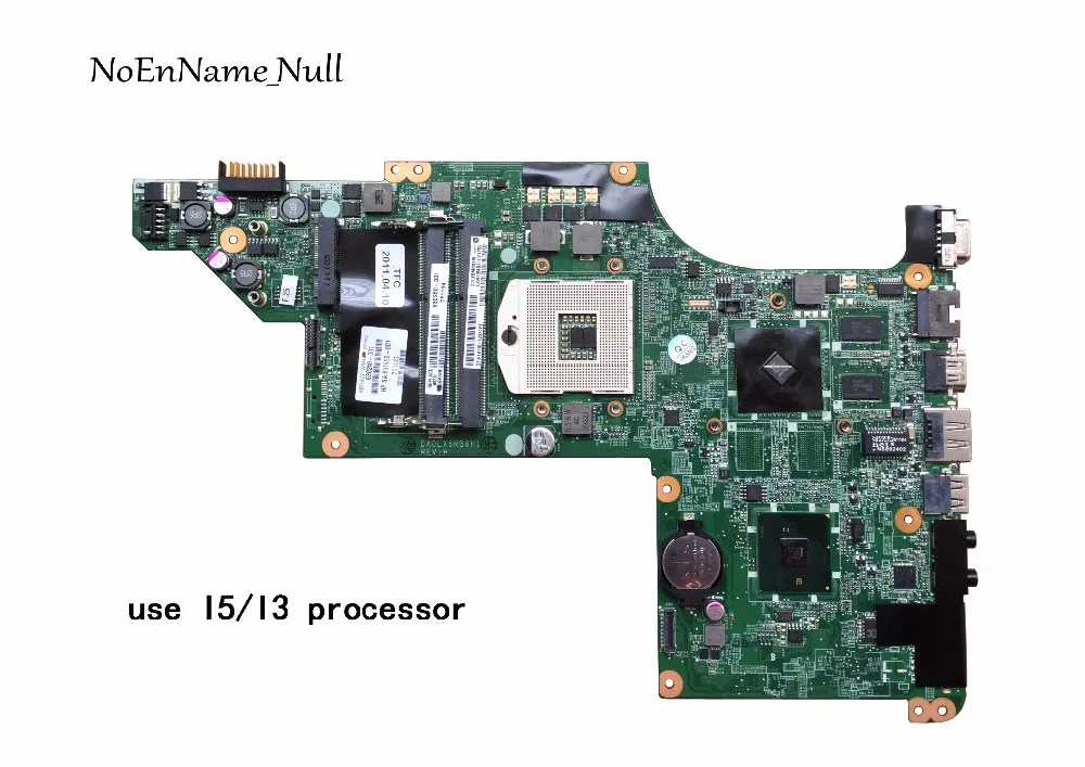 603643-001 envío gratis placa base para portátil HP DV6T DV6-3000 HM55 totalmente placa base DA0LX6MB6F1 DA0LX6MB6H1