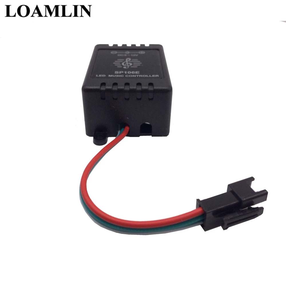 SP106E 9 клавишная Светодиодная лента музыкальный контроллер WS2811/WS2812B/SK6812/1903/6803
