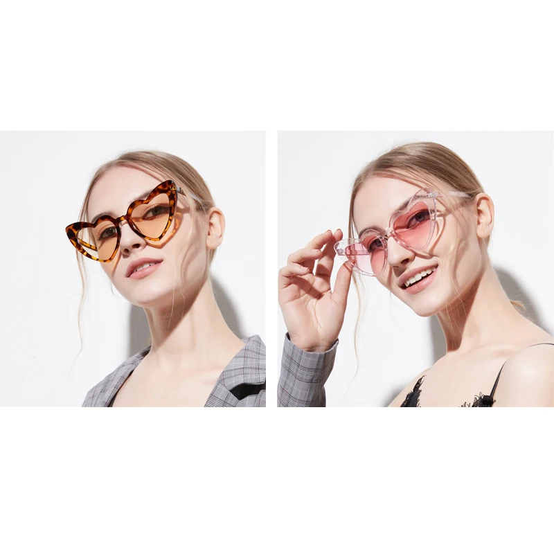 Heart Shaped Sunglasses For Women detail (10)