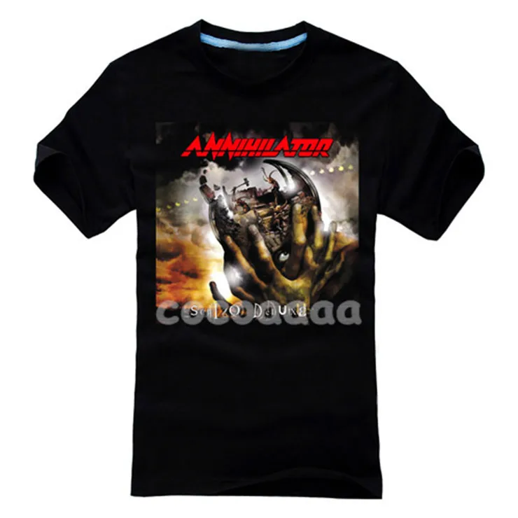 9 видов анниhilator рок шоу брендовая рубашка 3D ММА фитнес тяжелый рок heavy Metal хлопок трэш рокер уличная настроить
