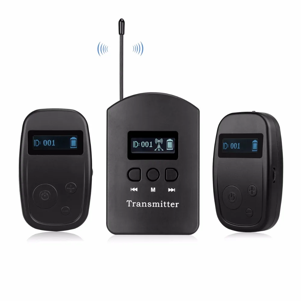 

RETEKESS TT104 UHF Professional Wireless Tour Guide System For Church Listening Teaching Museum Visit Conference Interpretation