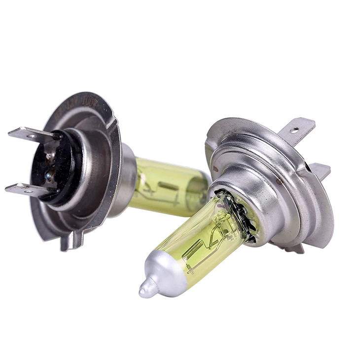 2pcs H7 55w 3300k Halogen Bulb Light Golden Yellow Fog Factory