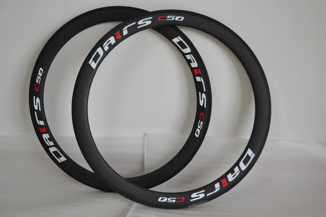 Cheap free shipping carbon bike rim 700C  whidh 23mm  50mm  clincher rim  bicycle rim   carbon road rim
