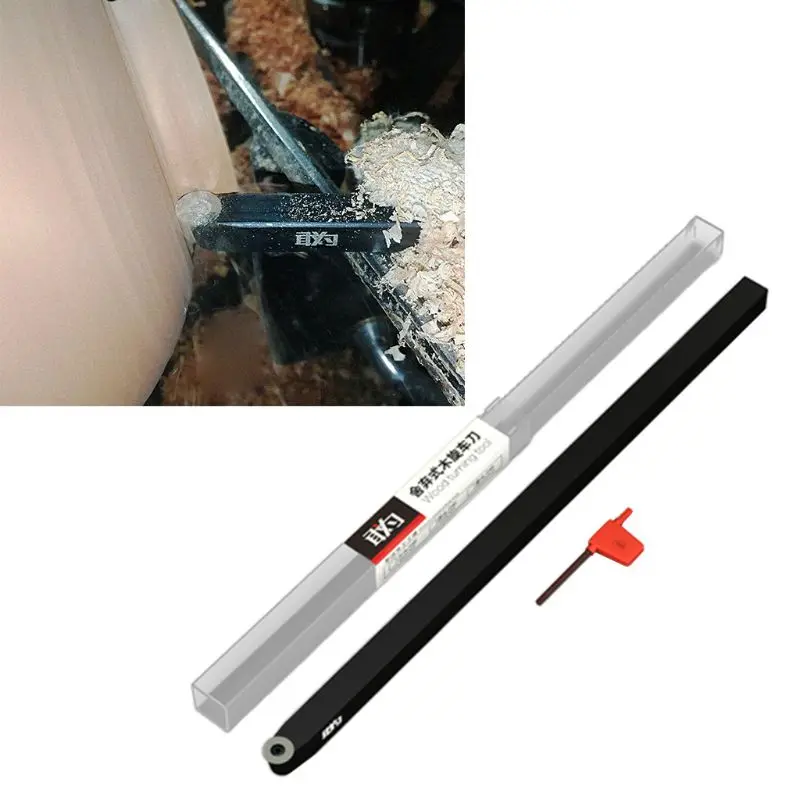 

1Set Hollowing Wood Turning Tool Rotary Chisel Round Head Arbor Wrench Lathe Woodworking Turning Tools Kit