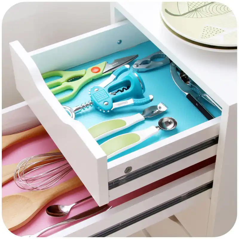 Waterproof Mildew Proof Cabinet Shelf Liners Wardrobe Drawer Oil
