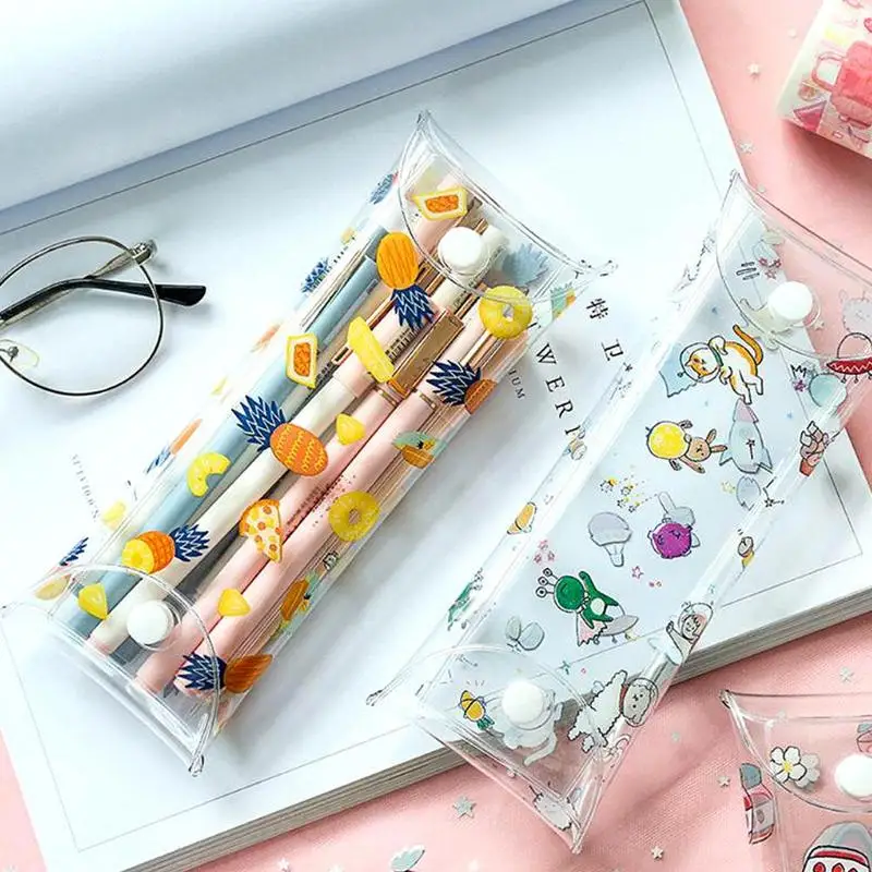

1 Pcs Kawaii Strawberry Cat Pencil Case Gift School Pencil Box Pencil Case Pencil Bag School Supplies Stationery
