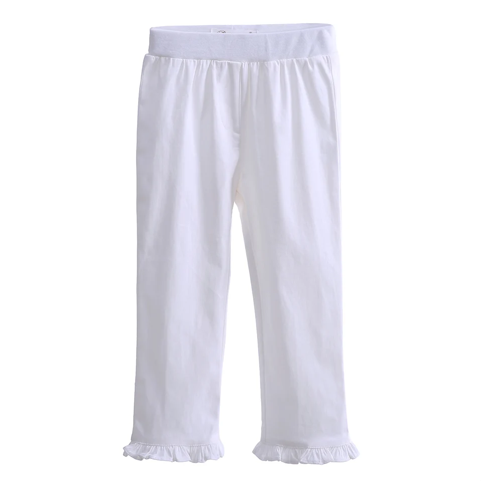 Pettigirl 3 7Y New Arrival Girls Pants White Girls Trousers Kids Spring