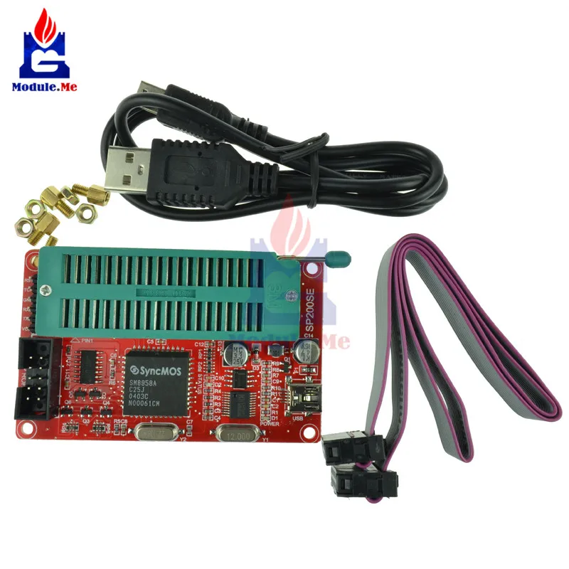 

diymore Microcontroller 24** 93** Series EEPROM Programmer Burner Memory Chip SP200S /w Mini USB Cable 6Pin Female Dupont Line