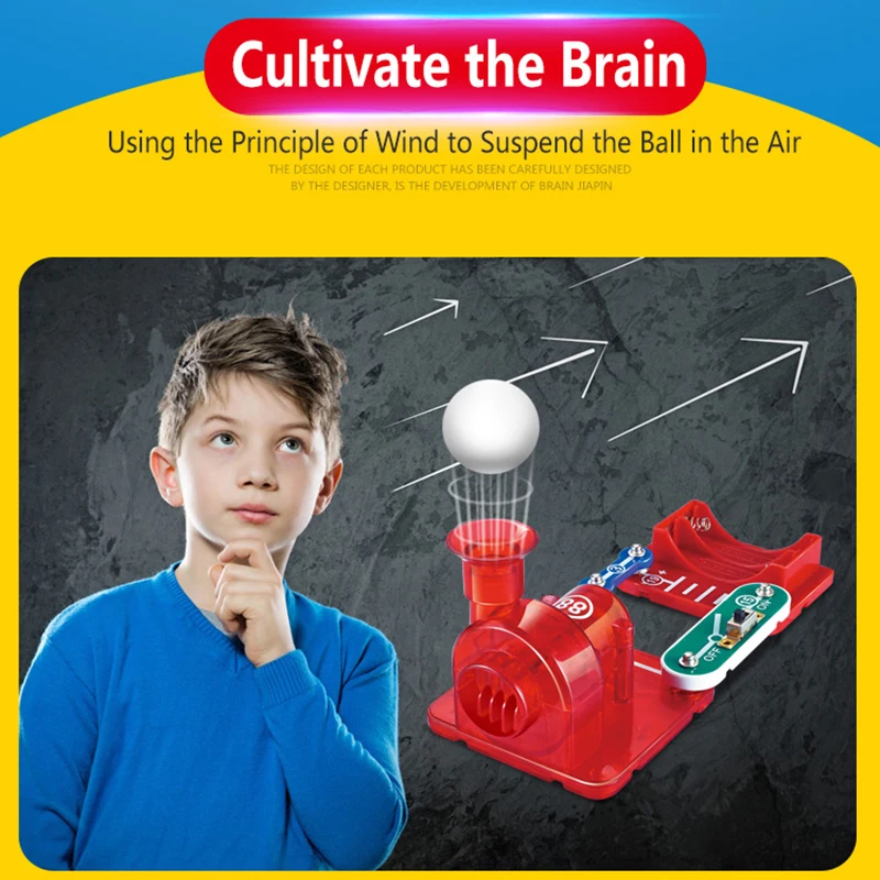 Integrated Circuit Electronic Blocks Science Education Toy Creative Physics Experiment Technology Learning Toys for Children3020