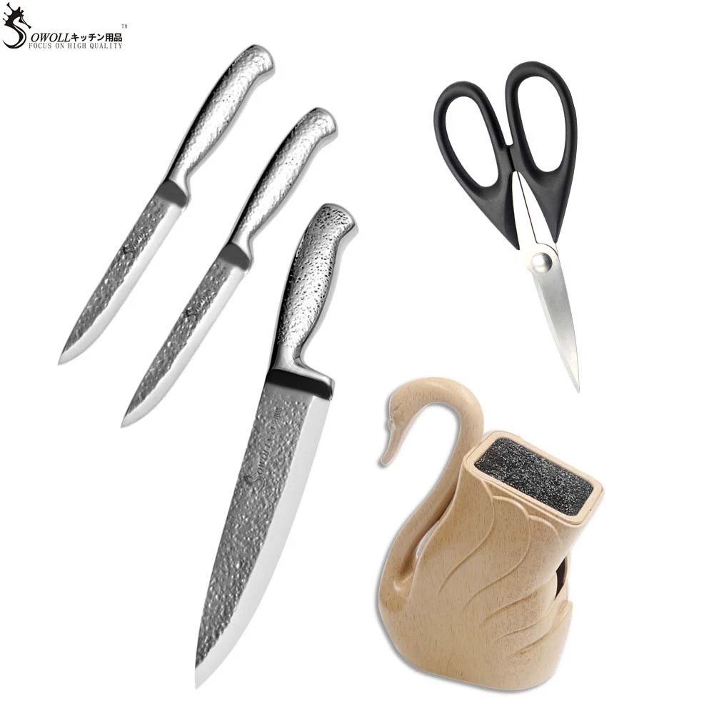 Penjualan Atas Merek Unik Pisau Pemegang Pisau Dapur Sowoll Tajam