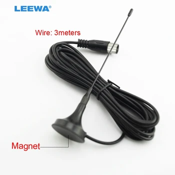 

LEEWA Car Home Digital Aerial TV Antenna IEC Connector With Magnet Base #CA919