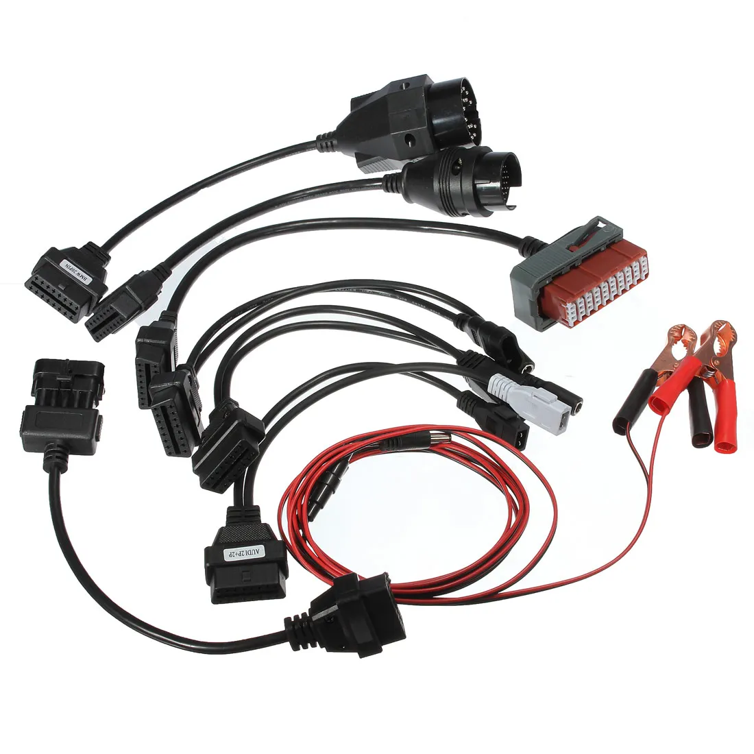 8PCS Adapter Cars Cables Set For CDP Pro Cars Diagnostic