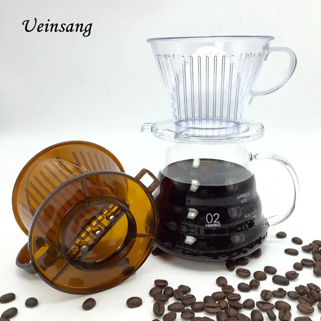 Special Price 1 PCS Coffee Filter Cup Drip Coffee Filter Bowls Manually Follicular Filters Coffee Tea Tools 102 Type 3-4 Cup 