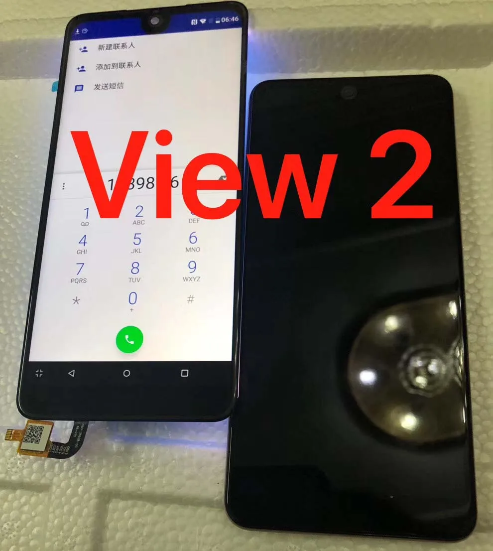 " дюймовый сенсорный экран с ЖК-дисплеем в сборе экран для wiko view 2 дигитайзер телефон запчасти для wiko View 2 с рамкой