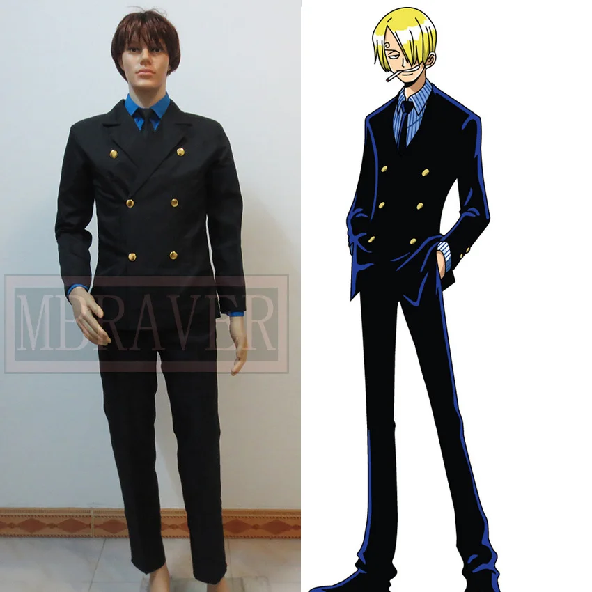 

Japan Anime One Piece Sanji Cosplay Costume Two years later