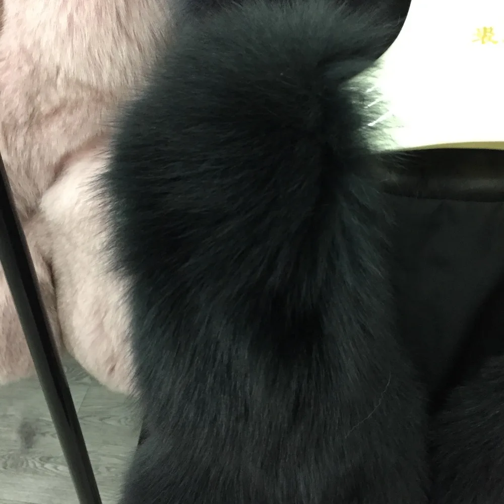 Cheap SQXR FUR Real Fox Fur Vest Women  New Fashion Genuine Fox Fur Coat Gilet  Jacket Winter with mink fur vest 17