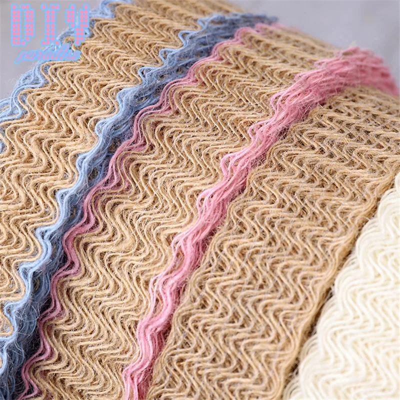 

50M colorful Natural Burlap Hessian Jute Twine Cord Hemp Rope Trim Rustic Wrap Gift Packing String Wedding Party Decoration